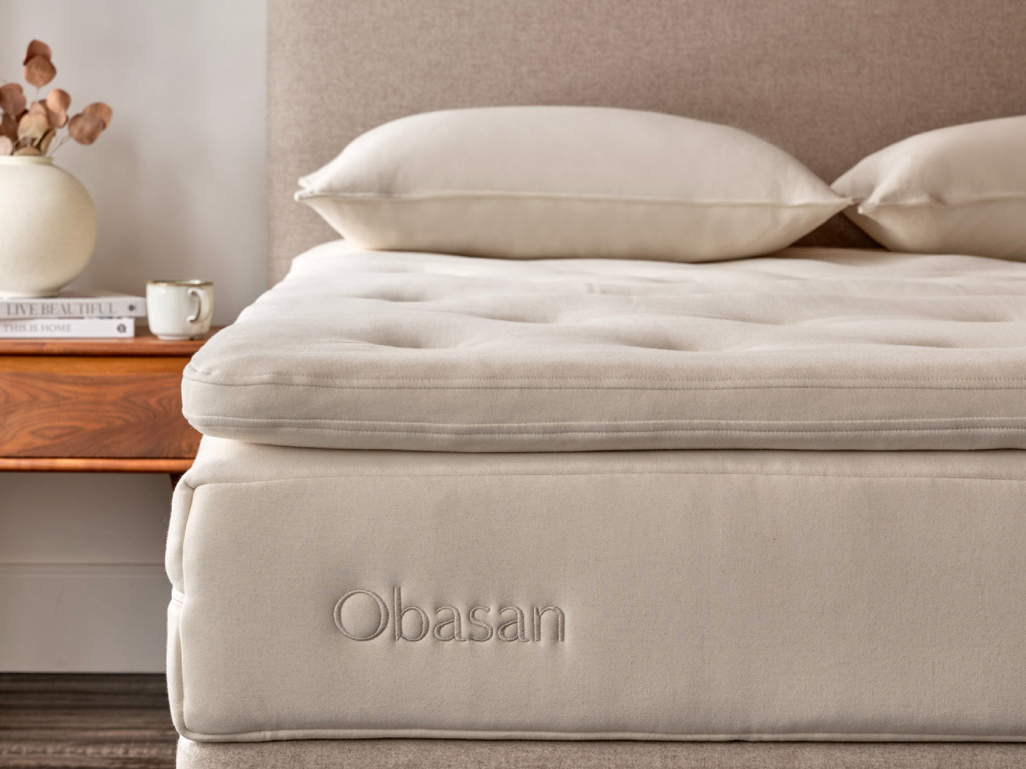 Deluxe Organic Wool and Latex Mattress Topper (2.5")