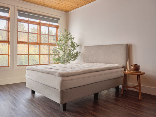 Classic Organic Wool and Latex Mattress Topper (1.5")