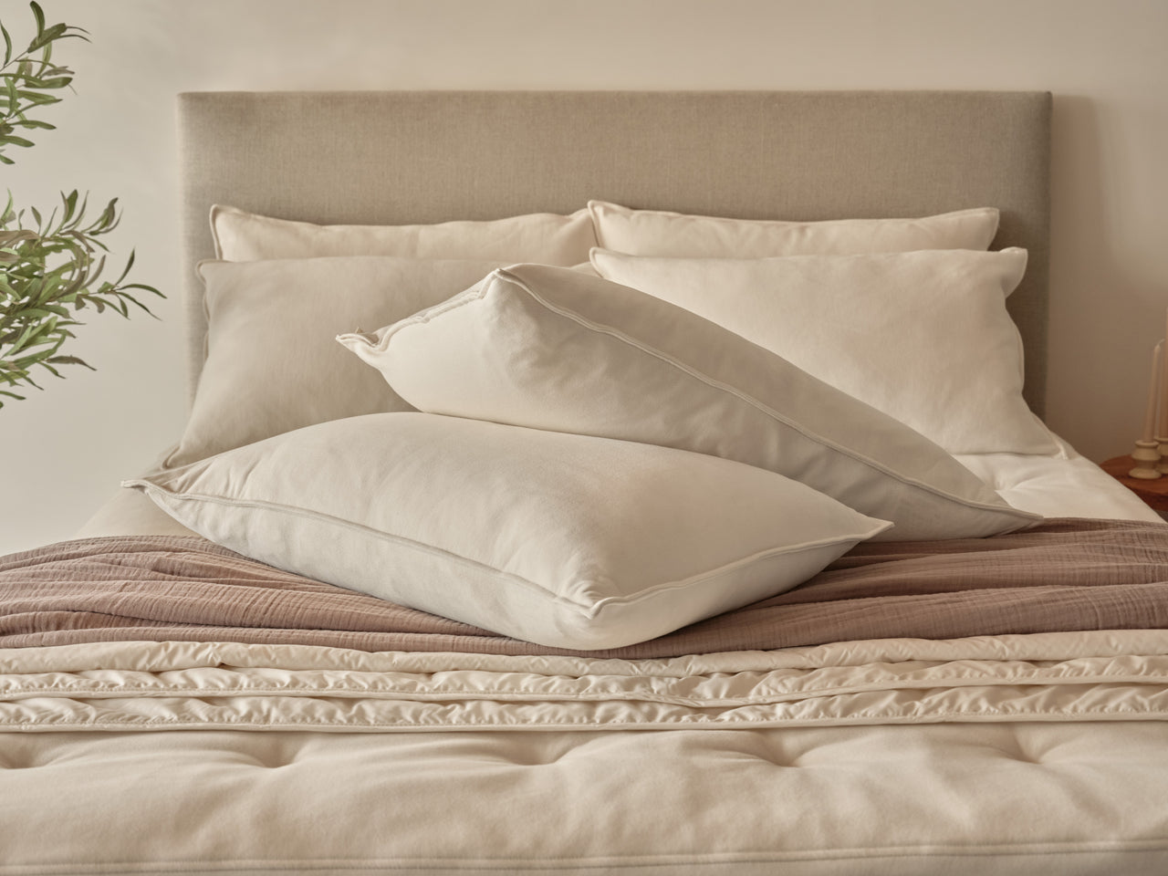 Oreiller Deluxe en laine et latex biologiques