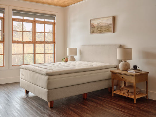 Deluxe Organic Wool and Latex Mattress Topper (2.5")