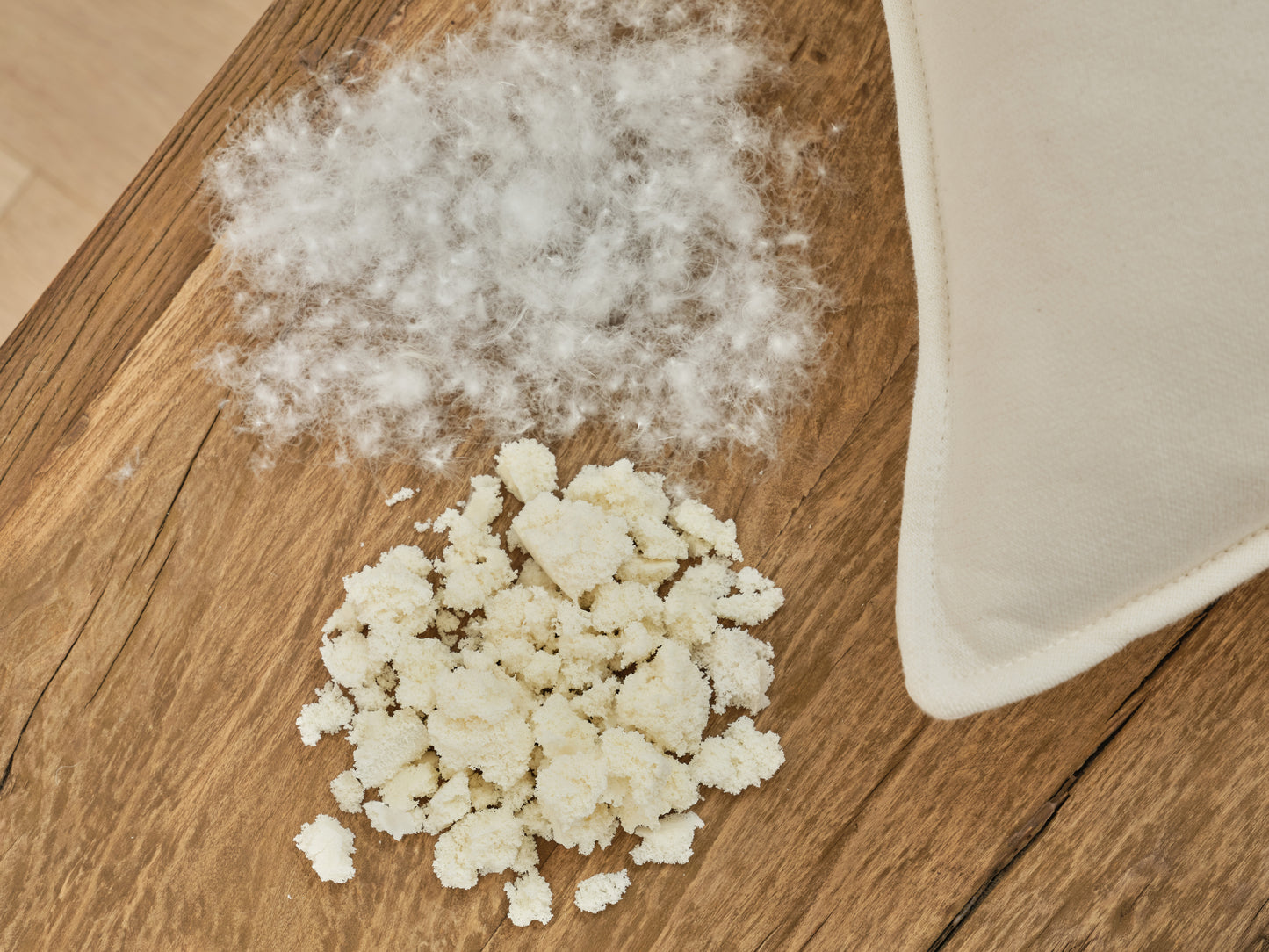 Oreiller Deluxe en duvet et latex biologique