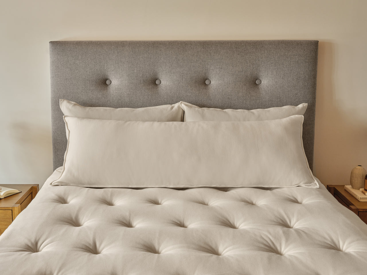 Oreiller de corps en laine biologique