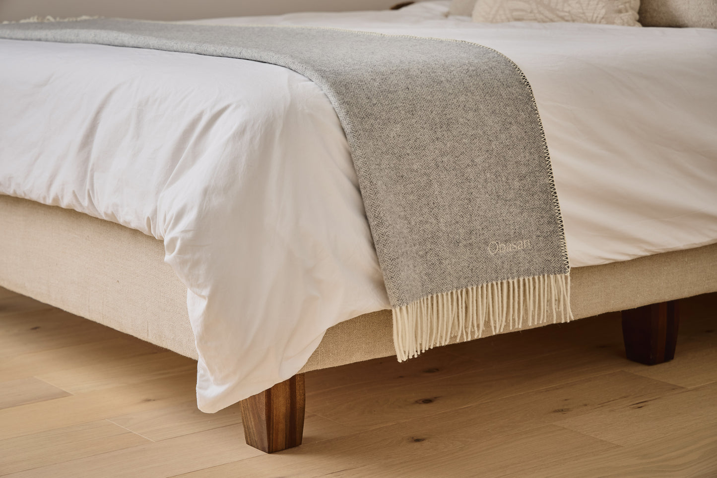 Couverture en laine naturelle