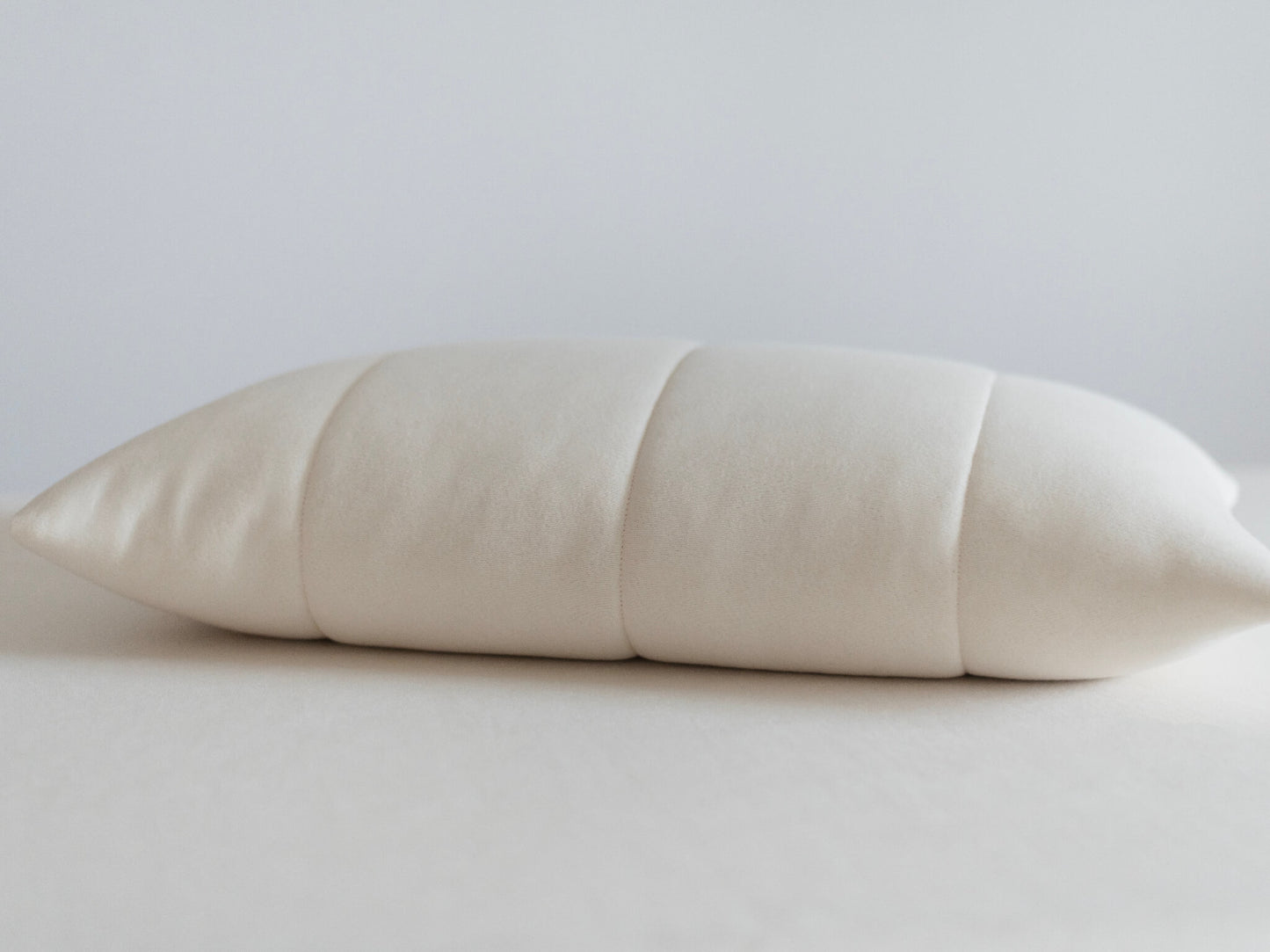 Deluxe organic latex and wool pillow